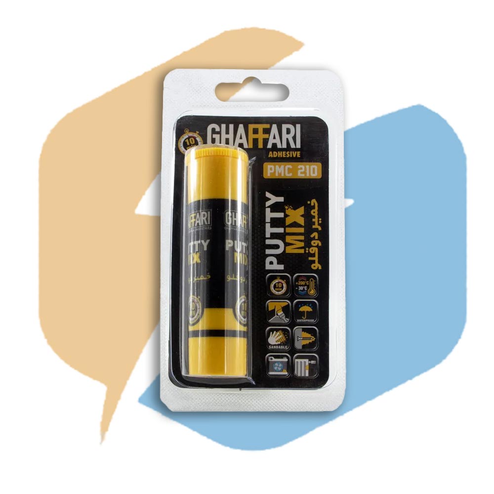 قیمت و خرید چسب خمیری دوقلو غفاری مدل Putty Mix - چسب نوآوران