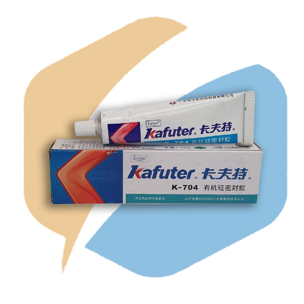 قیمت و خرید هیت سینک خشک شونده کافوتر Kafuter RTV 704 Silicone